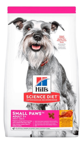 Hills® Perro Small Paws Adult 7+ 2.04 Kg.