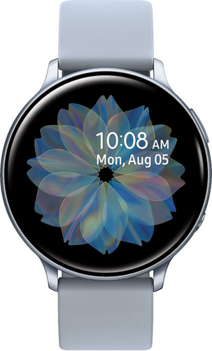 Samsung Galaxy Watch Active2 (Bluetooth) 1.4" caja 44mm de  aluminio, malla  cloud silver de  fluoroelastómero SM-R820