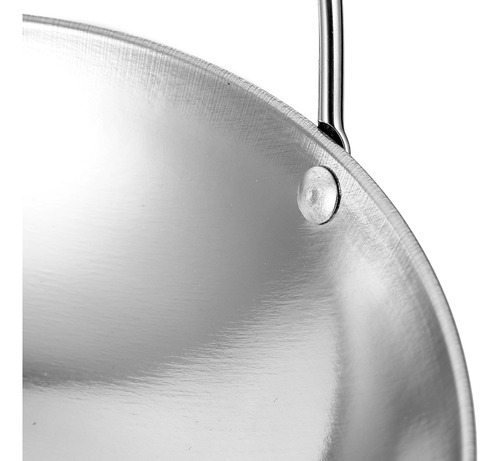 Plancha De Acero Inoxidable Wok Para Estufa De Gas, 2 Unidad