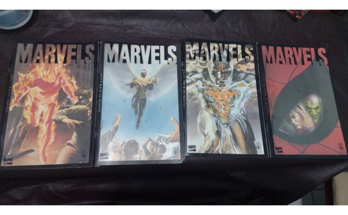 Revista Hq Marvels- 4 Edições Capa Acetato N°1,2,3,4 (Usado)