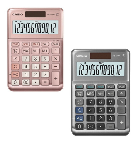Imagen 1 de 4 de Calculadora De Escritorio Casio Ms-120fm