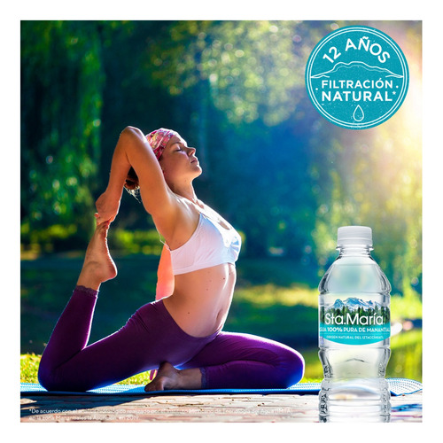 Agua Natural Santa María 355ml Pack De 24 Unidades