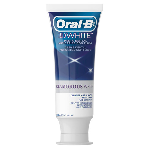 Pasta Dental Oral-b 3d White Glamorous White 90 G