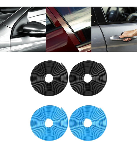 4x Protectores De Borde De Puerta De Coche Protectores De