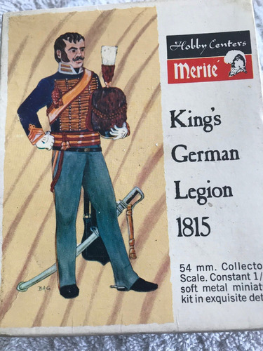 Vintage. Merite. Soldados. .#820. King´s German Legion 1815 