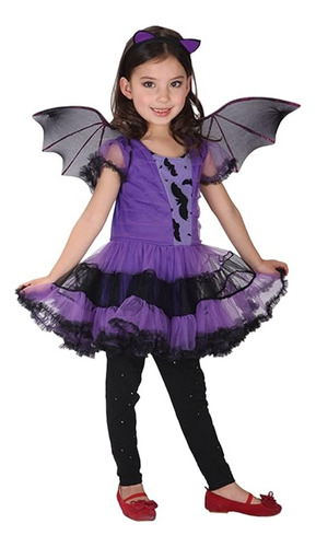 C Disfraz De Murciélago Para Niñas, Disfraz De Bruja, Disfraz De Cosplay De Tutú Para