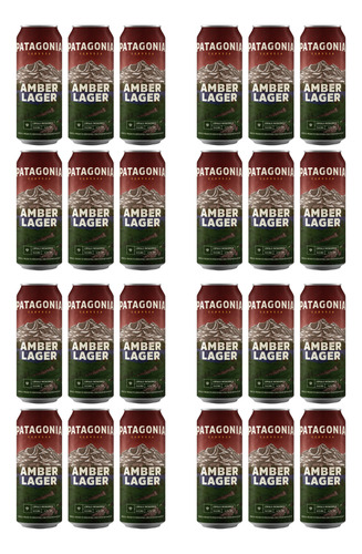 Cerveza Patagonia Amber Lager Lata 473ml X24
