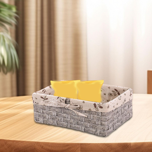 Hh Bin Bin Storage De Cesta De Tecido Retangular Farmhouse M