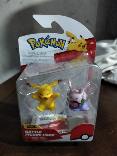 Figuras De Acción Mini Pokémon Pikachu Y Goomy (Usado)