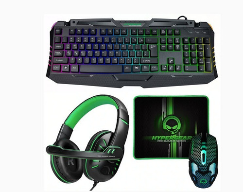 Imagen 1 de 3 de Kit Gamer Hypergear 4 En 1
