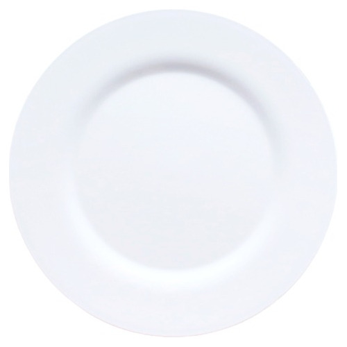 10 Platos Blancos De Plástico - Para Sublimar