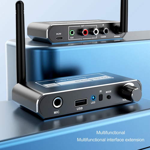 Mini Receptor De Sonido Bluetooth 5.2 Hifi Con Soporte U Dis