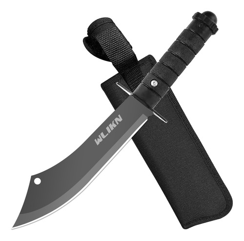 Cuchillo Bowie De Supervivencia Con Funda Y Mango Antidesliz