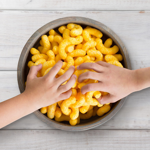 Puffs De Maíz Horneado Con Queso Orgánico 340 Gramos Paquete