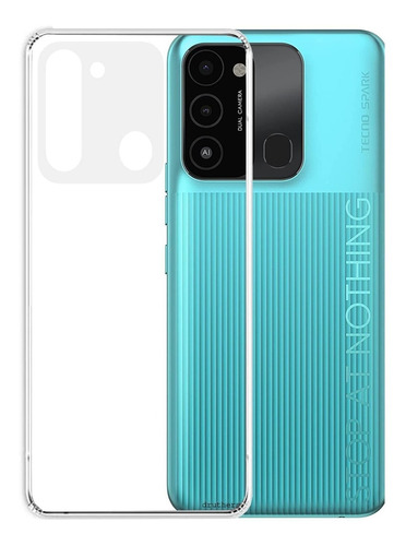 Funda Estuche Goma Transparente Para Tecno Spark 8c