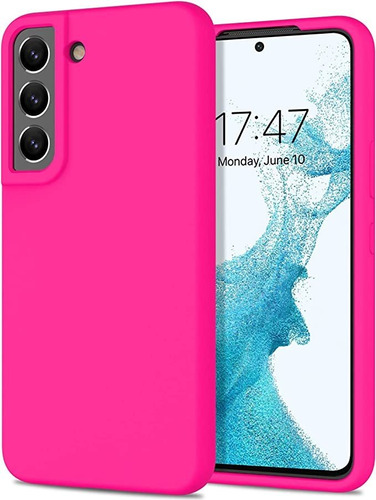 Funda De Silicona Para Samsung Galaxy S22 Plus (fucsia)