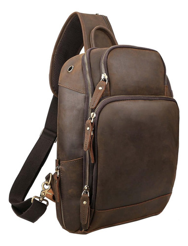 Bolso Bandolera Taertii Vintage De Piel Auténtica De Plena F