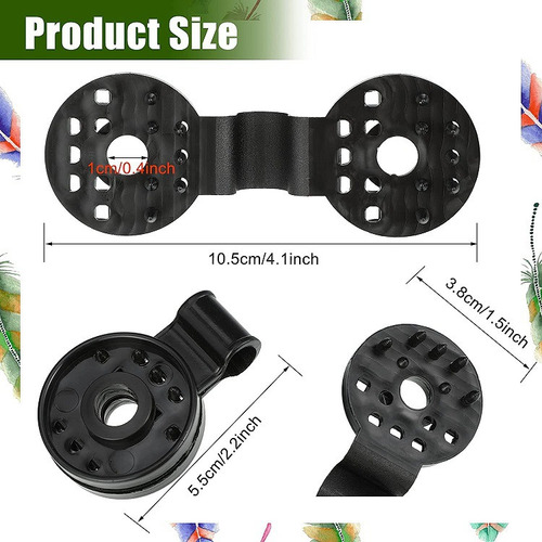 50 Peças De Tecido Lock Grip Sun Shade Net Fix Shade