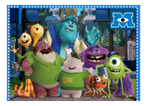 Kit Imprimible Monsters University Candy Bar Invitaciones