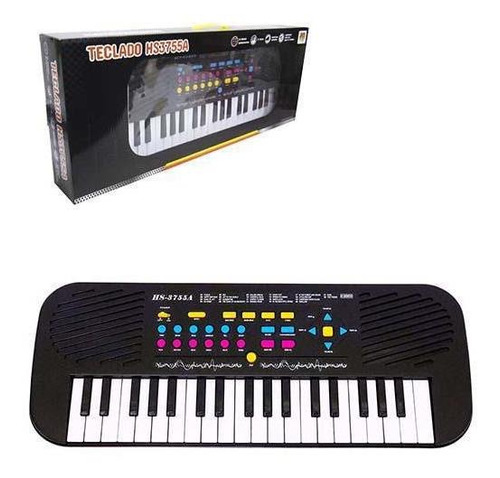 Teclado / Piano Musical Infantil Com Microfone