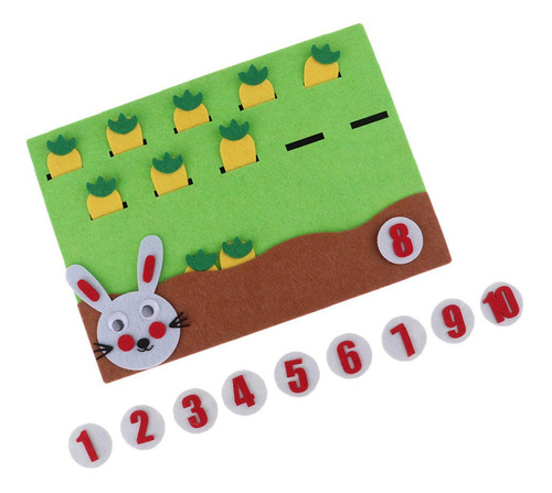 Juegos De Aprendizaje De Matemáticas Conejo Comer Rábanos 