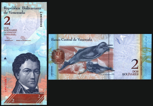 Venezuela Billete De 2 Bolívares Del Año 2012 - Sin Circular