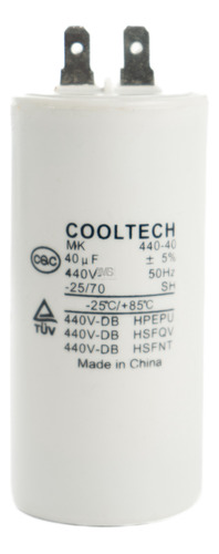 Capacitor 40 Mf Cooltech 400v