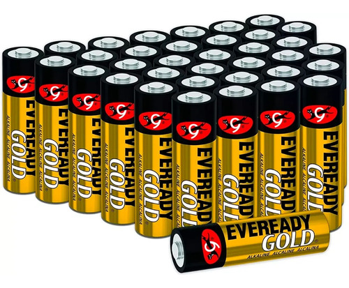  Combo X20 Pilas Alcalina Eveready Gold Aa Ta91bp1x20