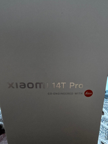 Xiaomi 14t Pro Titan Nuevo Caja Sellada Black 12gb Ram 512gb Tital Black (Usado)