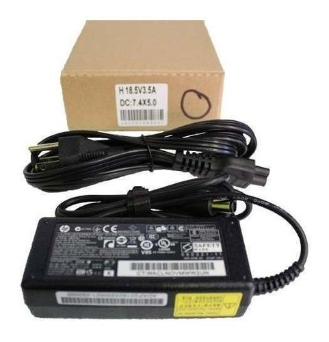 Cargador Hp Pin Central 18.5v 3.5a Hp Compaq Nc4400 Notebook