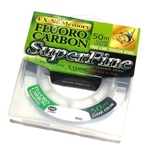 Fluorocarbon 0,20 Milímetros 6,39 Libras - Sasame Japón X 1