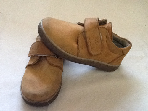Zapatos Para Niño Romano Originales Cuero Gamuzado Talla 29