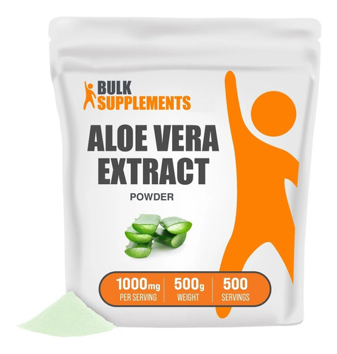 Bulk Supplements | Extracto Aloe Vera | 500g | 500 Servicio