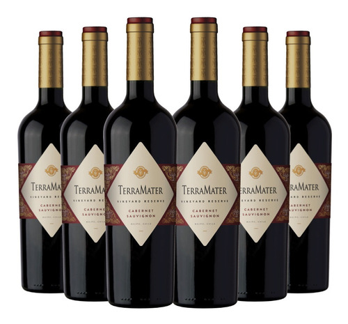 6 Vinos Terramater Vineyard Reserva Cabernet Sauvignon