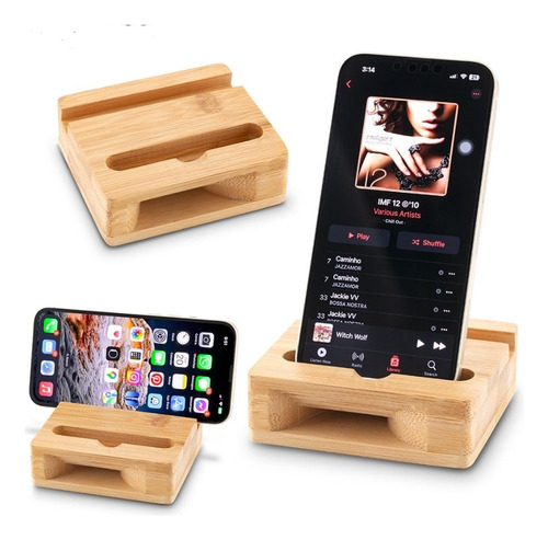 Soporte Para Móviles Con Amplificador De Sonido Base Celular