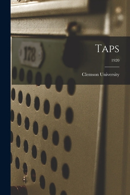 Libro Taps; 1920 - Clemson University