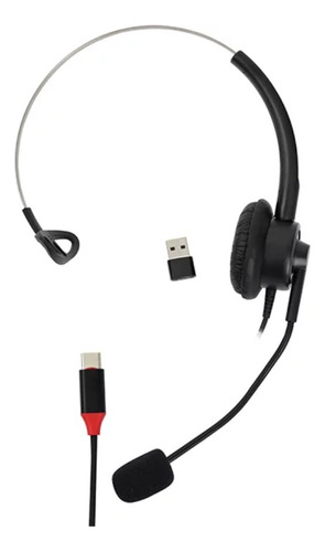 Diadema Mono Tipo C Marca Jaltech Vt200 | Adaptador C A Usb