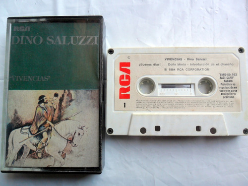 Dino Saluzzi - Vivencias * Jazz Tango 1º Ed 1984 Casete