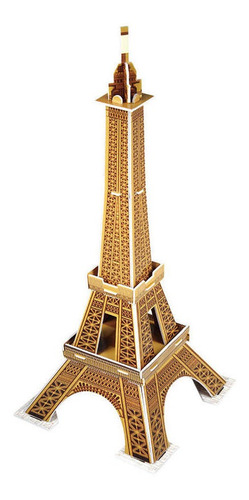 Imagen 2 de 2 de Torre Eiffel - Puzzle 3d - 20 Piezas - Cubicfun