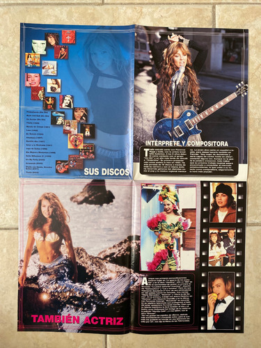 Revista Idolos #2 Thalia Con 2 Posters Gigantes Ed Mina 2002 (Usado)