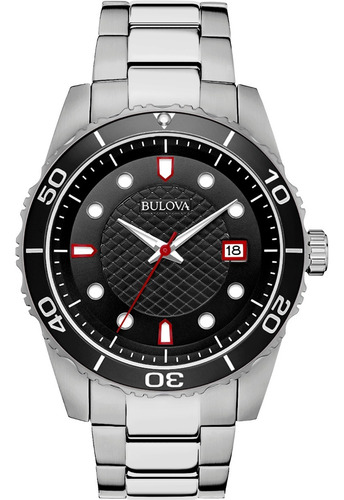 Bulova Colección Sport Black Acero Inoxidable Diego Vez