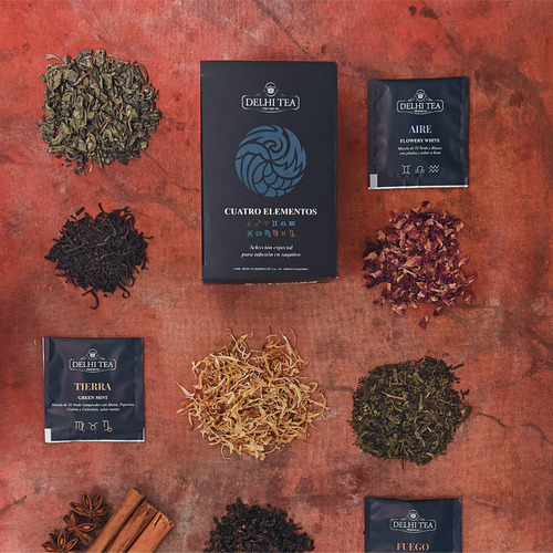Tea Box 4 Elementos - Delhi Tea Premium