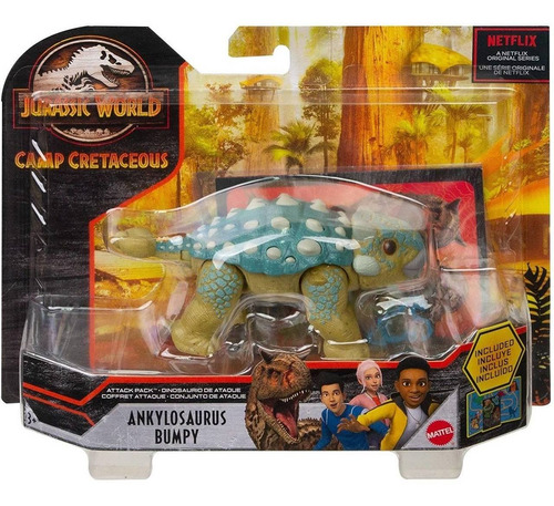 Dinossauro Jurassic World Bumpy 12cm - Mattel