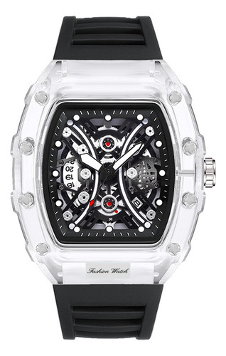 Reloj Luminoso Moderno De Silicona Con Abertura Hueca Para H