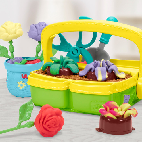 Set De Masas Play Doh Mi Jardín Color Verde