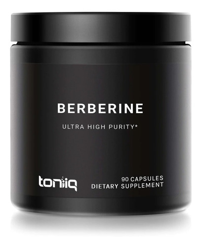 Toniiq  Berberine  97% Ultra High Purity 500mg 90 Capsules