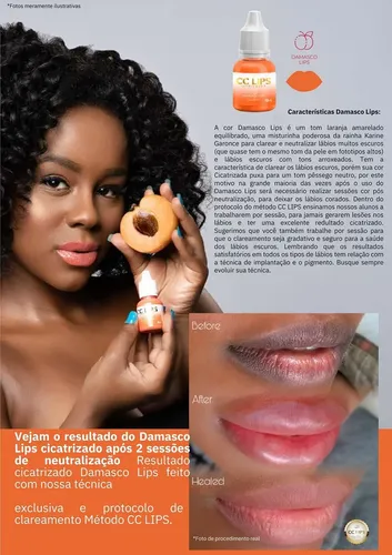 Kit Neutrazação Cc Lips: Damasco, Papaia E Goiaba 10ml Cada