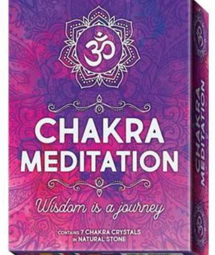 Oráculo Chakra Meditation  Libro Y Cristales 