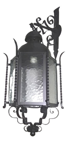 Farol Pared Exterior R540 Cupula Hierro Xc Iluminacion