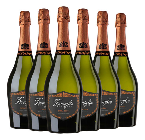 Champagne Famiglia Bianchi Extra Brut 750ml. Caja X6